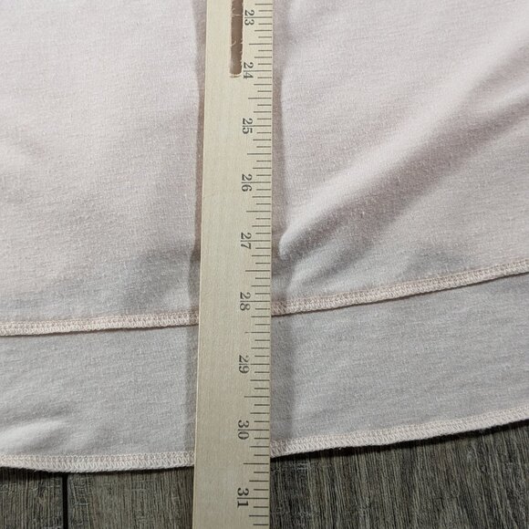 Chicos Tunic Top Womens Large Light Pink Long Sleeve Soft Knit Feminine - Picture 8 of 9